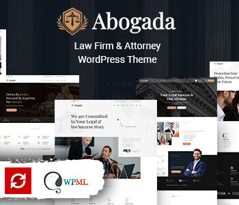 Abogada – Law Firm  Attorney WordPress Theme