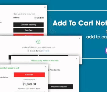 Add To Cart Notification – WooCommerce WordPress Plugin