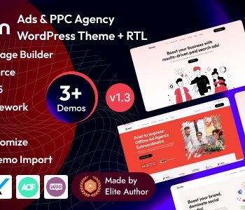 Adin – Advertising  PPC Agency WordPress Theme