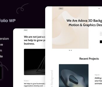 Adova – Creative Portfolio WordPress Theme