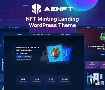 Aenft – NFT Minting Collection WordPress Theme