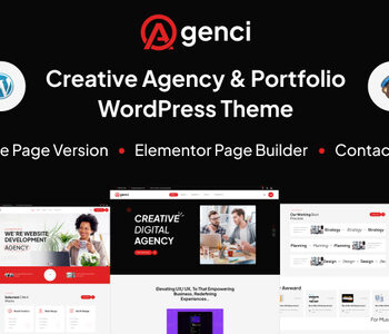 Agenci – Creative Agency  Portfolio WordPress Theme
