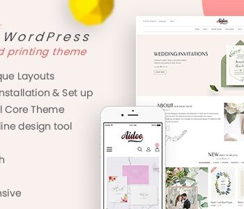 Aidoo – Wedding Card WooCommerce Theme