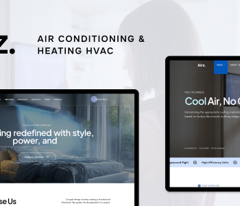 Airz – Air Conditioning  Heating HVAC WordPress Theme