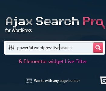 Ajax Search Pro – Live WordPress Search  Filter Plugin