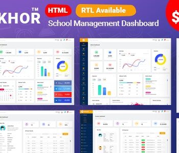 Akkhor – School Management Admin Template