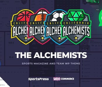 Alchemists – Sports, eSports & Gaming Club and News WordPress Theme 4.5.10