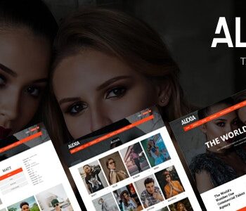 Alexia – Model Agency WordPress Theme