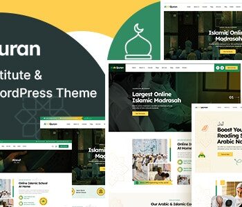 Alquran – Islamic Institute  Mosque WordPress Theme