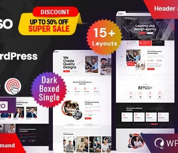 Amiso – Web Design Agency WordPress Theme