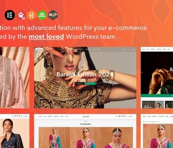 Anarkali –  Fashion Store WooCommerce Elementor WordPress Theme