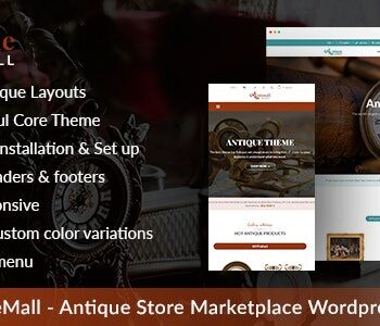 AntiqueMall – Antique Store Marketplace WordPress Theme