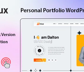 Antux – Personal Portfolio WordPress Theme