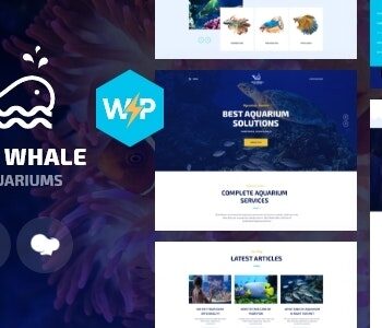 Aqualots | Aquarium Installation and Maintanance Services WordPress Theme