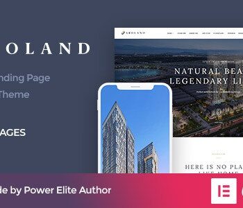Aroland – Single Property Landing Page WordPress Theme