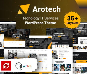 Arotech – Technology IT Services WordPress Theme