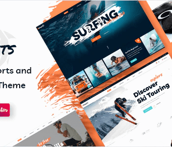 Atlets – Extreme and Outdoors WordPress Theme