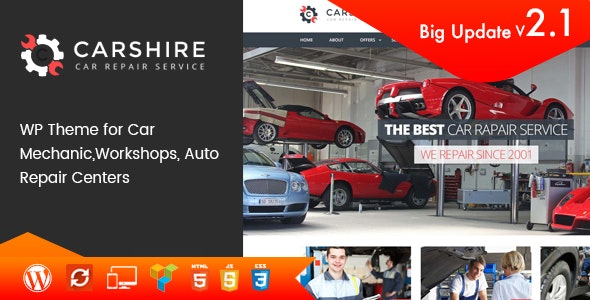Car Shire || Auto Mechanic Repair WordPress Theme