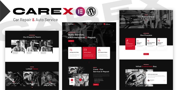 Carex – Car Repair Auto Service Elementor WordPress Theme
