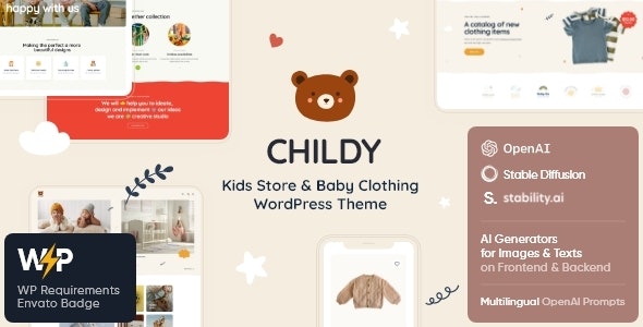 Childy — Kids Store Baby Clothing WordPress Theme