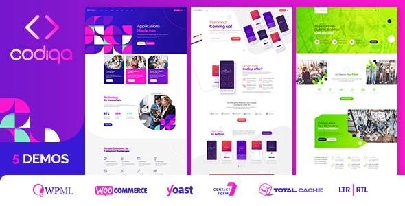 Codiqa – Software Digital WordPress Theme