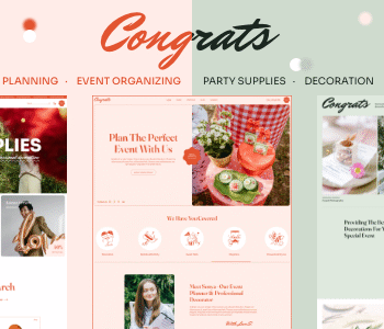 Congrats – Event Planner  Party Decoration WordPress Theme