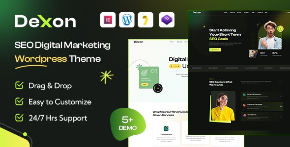 Dexon – SEO Digital Marketing WordPress Theme