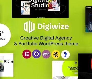 Digiwize – Digital Agency  Creative Portfolio WordPress Theme