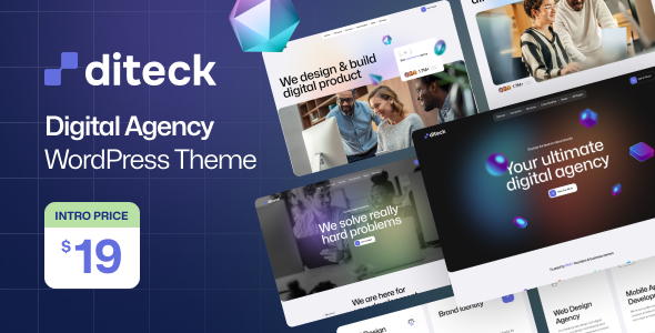 Diteck – Digital Agency WordPress Theme