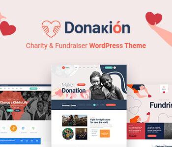 Donakion – Fundraising  Charity Foundation WordPress Theme + RTL