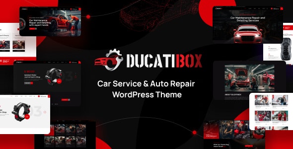 Ducatibox – Car Service Auto Repair WordPress Theme