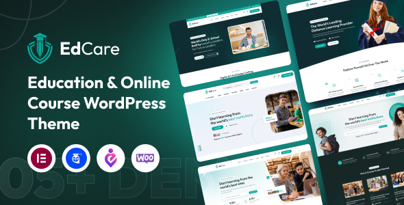 EdCare – Education Online Course WordPress Theme