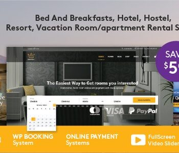 Hotel Booking WordPress Theme