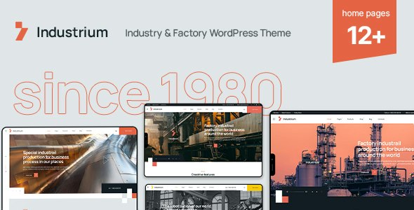 Industrium | Industry Factory WordPress Theme