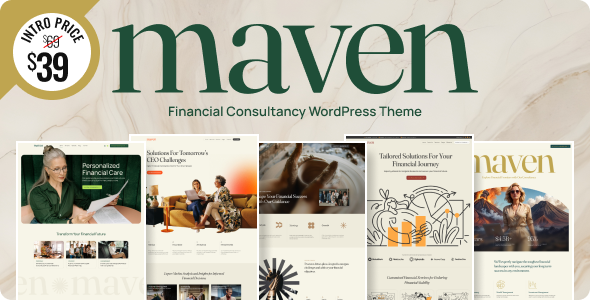 Maven – Consulting Career Coaching WordPress Theme