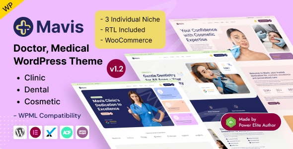 Mavis – Doctor Medical Clinic Elementor WordPress Theme