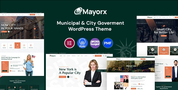 Mayorx – Municipal City Government WordPress Theme
