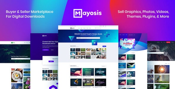Mayosis – Digital Marketplace WordPress Theme 4.5.8