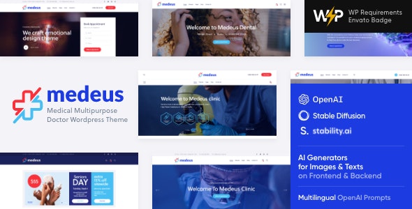 Medeus – Medical Multipurpose Doctor WordPress Theme