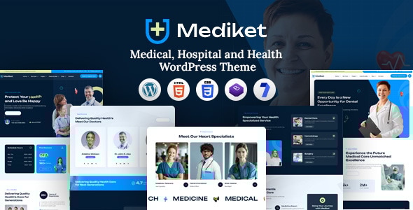 Mediket – Medical and Health WordPress Theme