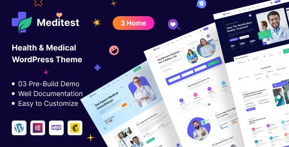 Meditest – Health Medical WordPress Theme