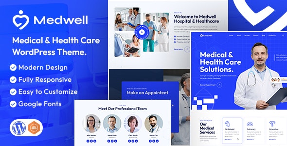 Medwell | Medical Health Care WordPress Theme
