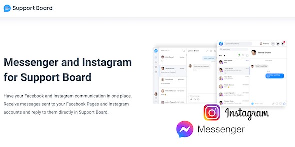 Messenger – Messenger and Instagram for Support Board – Support Board