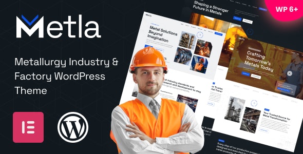 Metla – Metallurgy Industry Factory WordPress Theme