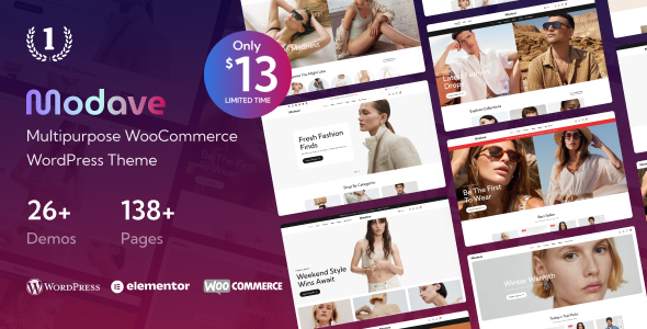 Modave – Multipurpose WooCommerce WordPress Theme