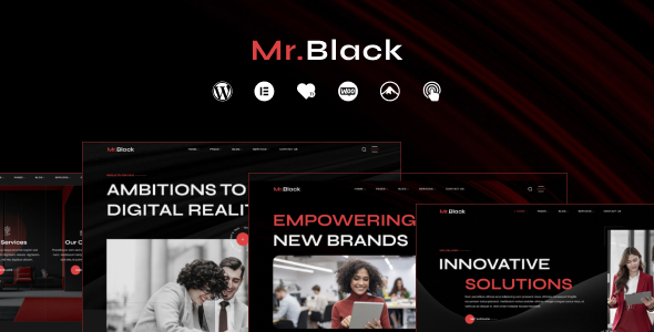 Mr.Black – Business Agency WordPress Theme