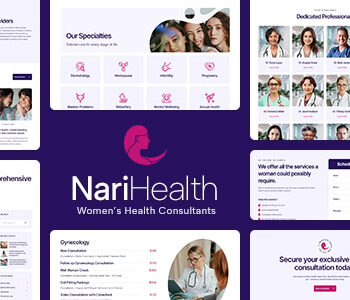 NariHealth Women#39;s Health Consultant WordPress Theme