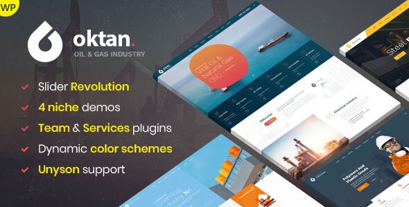 Oktan – Oil Gas Industry WordPress Theme