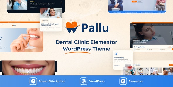 Pallu – Dental Clinic, Medical WordPress Theme