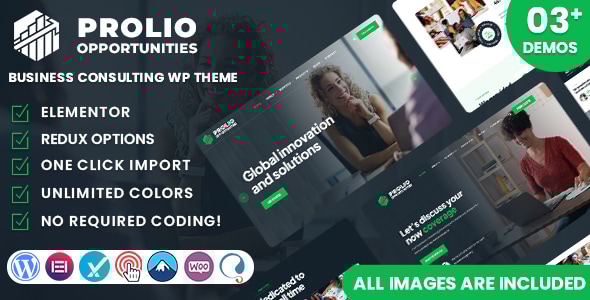 Prolio – Business Consulting WordPress Theme